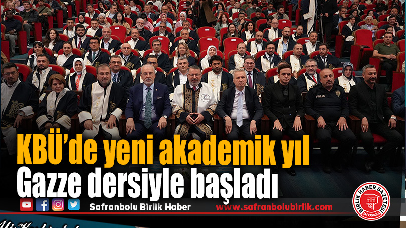 Karabük Üniversitesi’nde yeni akademik yıl Gazze dersiyle başladı
