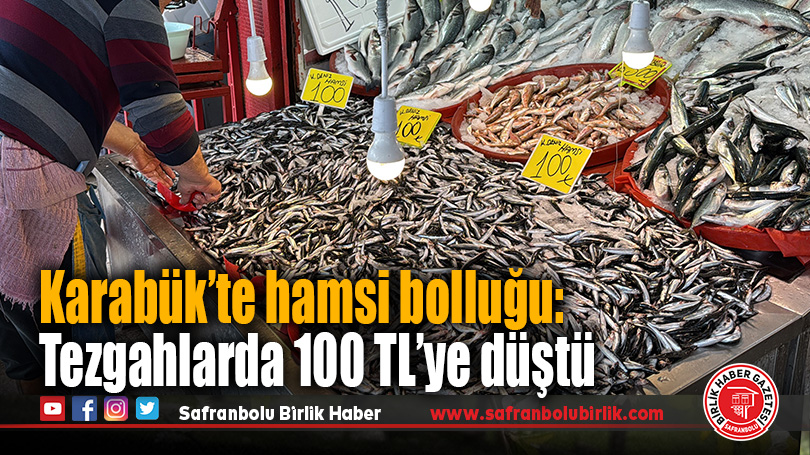 Karabük’te hamsi bolluğu: Tezgahlarda 100 TL’ye düştü
