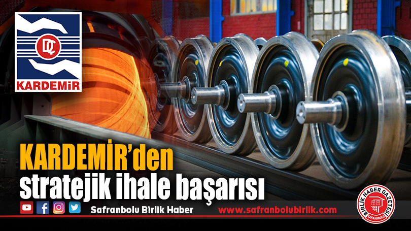 KARDEMİR, 5,7 milyon dolarlık demiryolu teker seti ihalesini kazandı