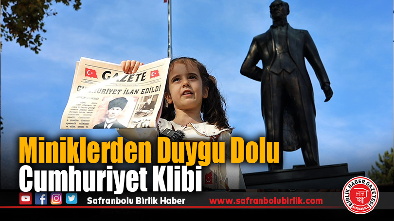 Cumhuriyetin Çocukları Safranbolu’da 29 Ekim’i Duygu Dolu Kliple Kutladı