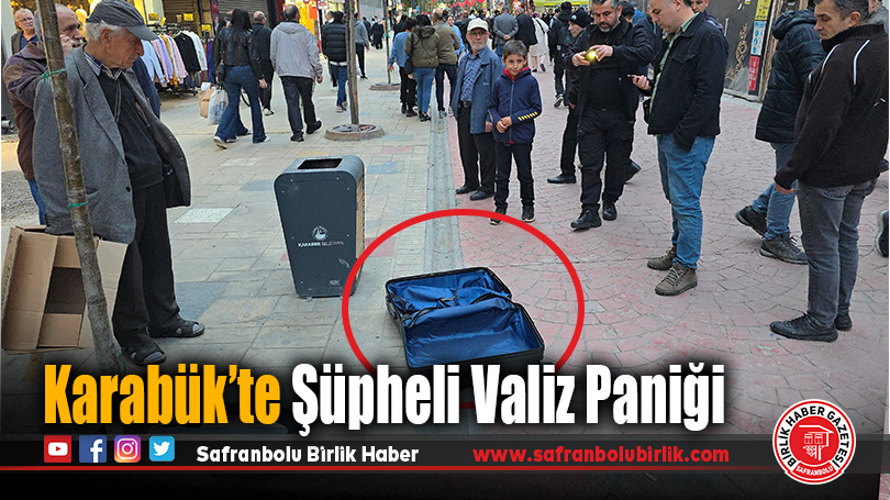 Çöp kutusu yanına bırakılan valiz paniğe neden oldu