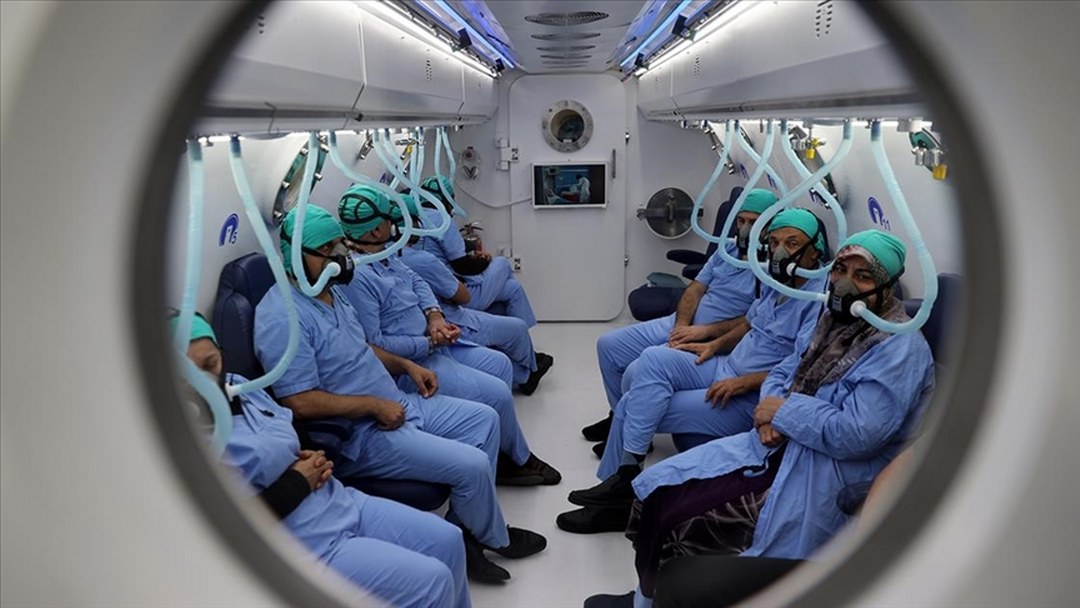 Sivas’taki “Hiperbarik Oksijen Tedavi Merkezi”nden 400 hasta faydalandı