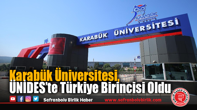 Karabük Üniversitesi, ÜNİDES’te Türkiye Birincisi Oldu