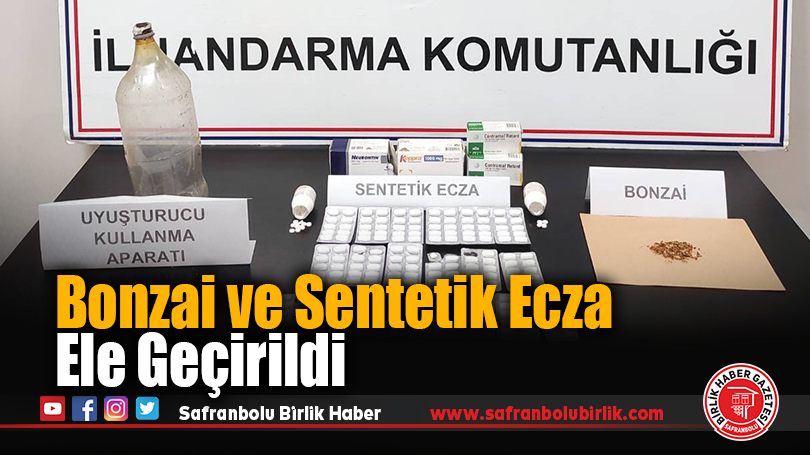 Bonzai ve Sentetik Ecza Ele Geçirildi