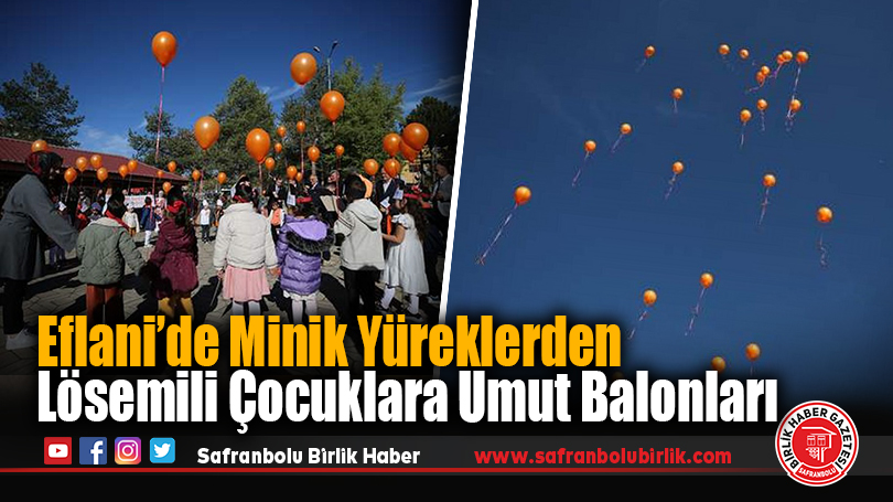 Eflani’de Minik Yüreklerden Lösemili Çocuklara Umut Balonları