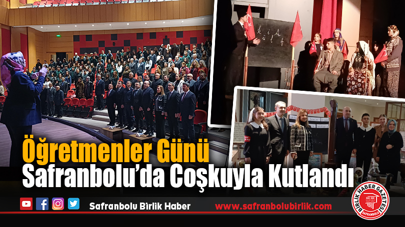 Öğretmenler Günü Safranbolu’da Coşkuyla Kutlandı