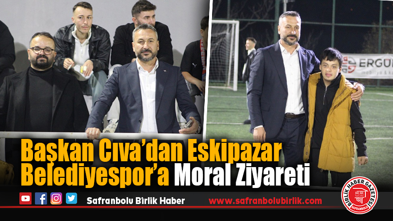 Başkan Serkan Cıva, Eskipazar Belediyespor’un Son Antrenmanına Katıldı