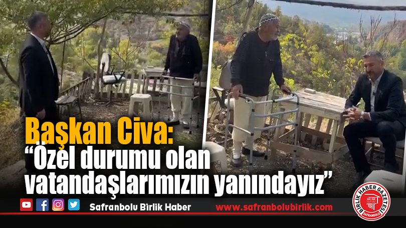 Başkan Cıva: “Özel durumu olan vatandaşlarımızın yanındayız”