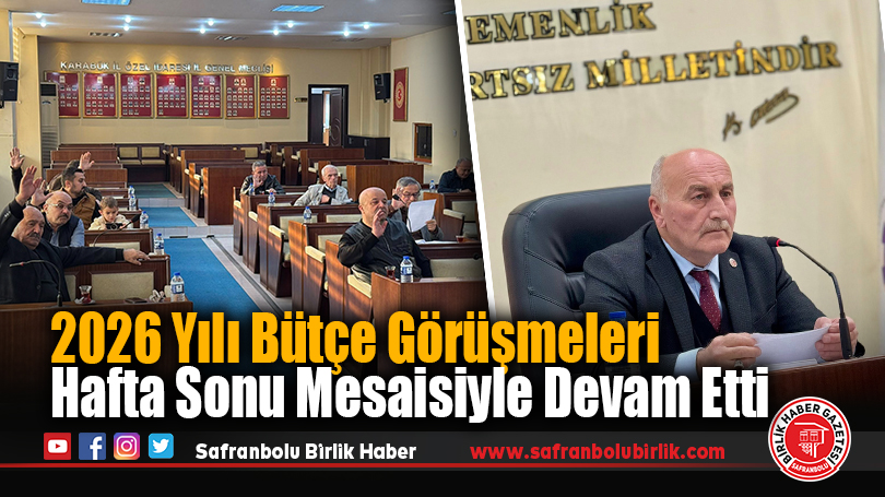 2026 Yılı Bütçe Görüşmeleri Hafta Sonu Mesaisiyle Devam Etti
