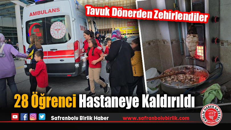 28 öğrenci hastaneye kaldırıldı
