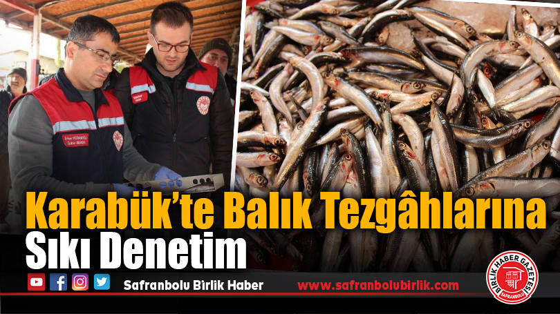 Karabük’te Balık Tezgâhlarına Sıkı Denetim