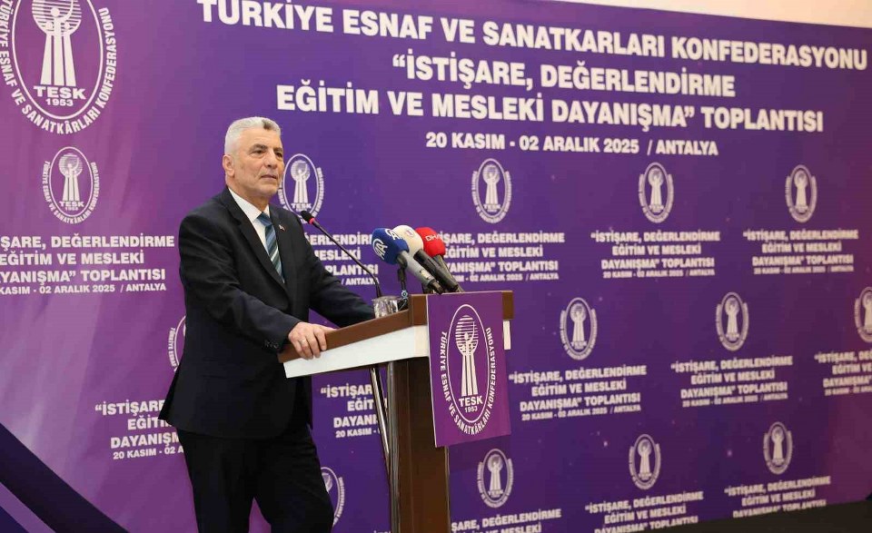 TESK Başkanı Palandöken: “Az kazanandan az, çok kazanandan çok vergi alınmalı”