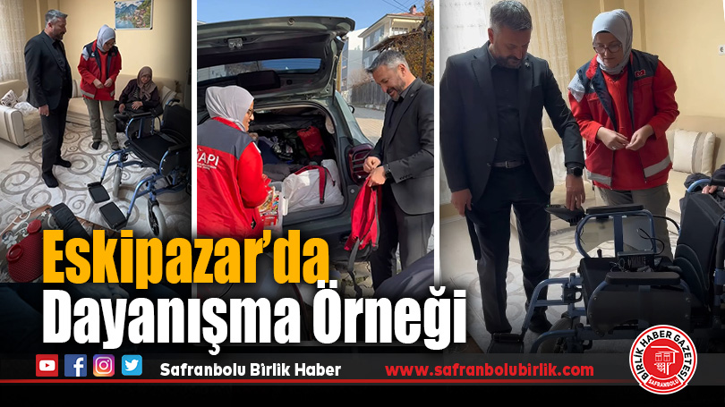 Eskipazar’da Dayanışma Örneği: Esnaf İçin Akülü Sandalye Desteği