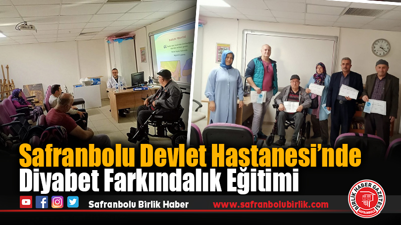 Safranbolu Devlet Hastanesi’nde Diyabet Farkındalık Eğitimi