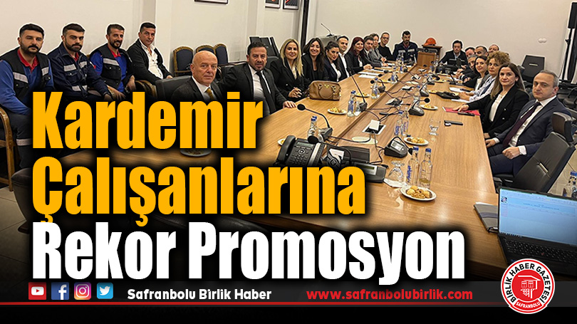 Kardemir Emekçisine 103 Bin TL’lik Promosyon Müjdesi