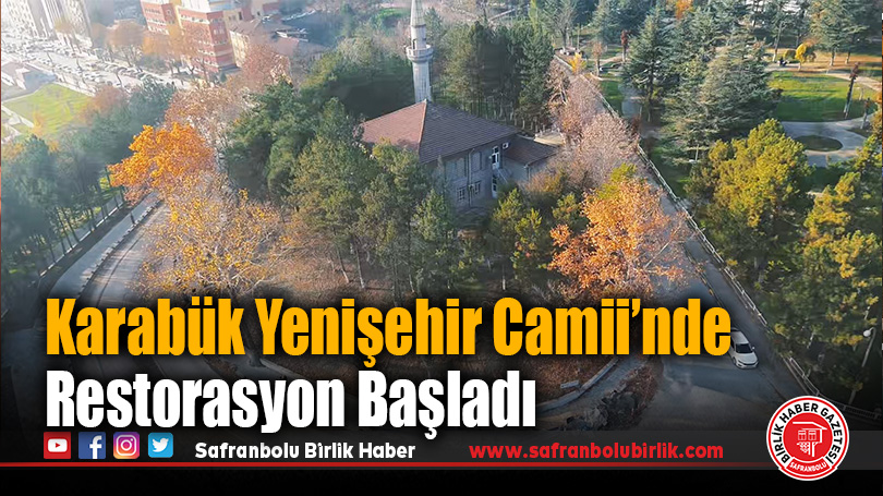 Yenişehir Camii’nde Restorasyon Başladı