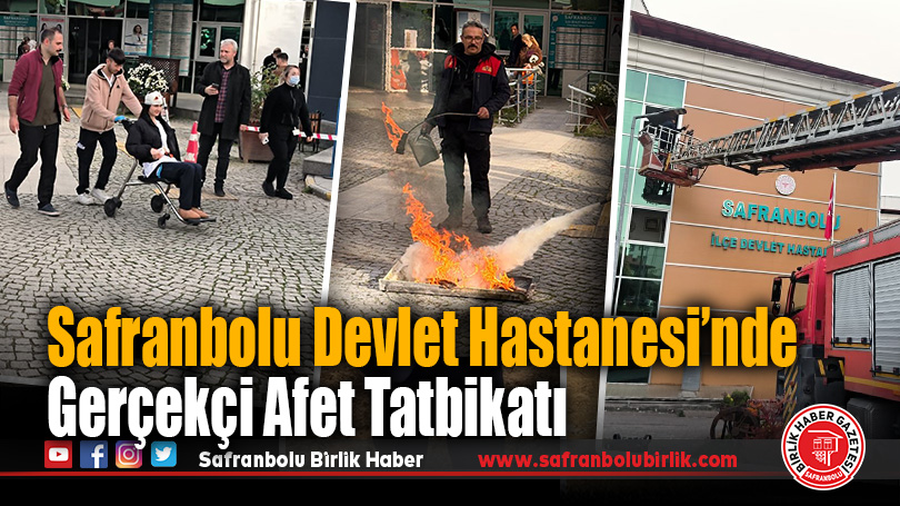 Safranbolu Devlet Hastanesi’nde Gerçekçi Afet Tatbikatı