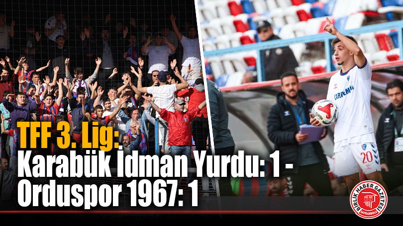 Karabük İdman Yurdu Evinde Galibiyeti Kaçırdı