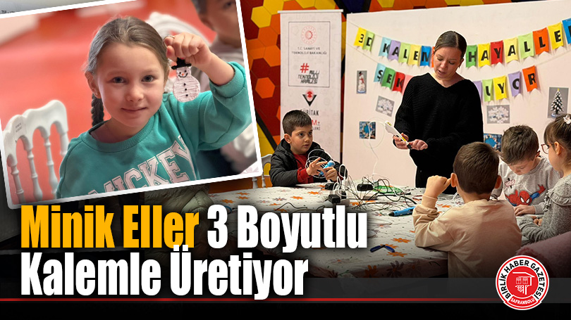 Karabük Bilim Merkezi’nde 3 Boyutlu Kalem Atölyesi Yoğun İlgi Gördü