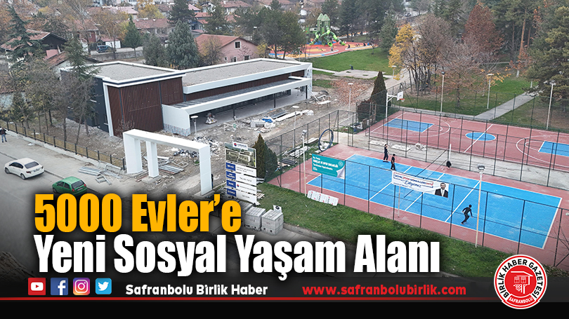 5000 Evler’e Yeni Sosyal Yaşam Alanı