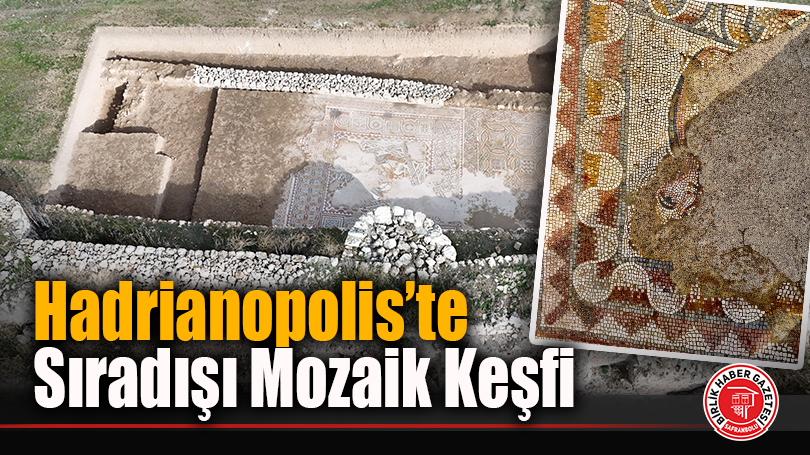 Hadrianopolis’te Benzersiz 4. Yüzyıl Mozaikleri Ortaya Çıkarıldı