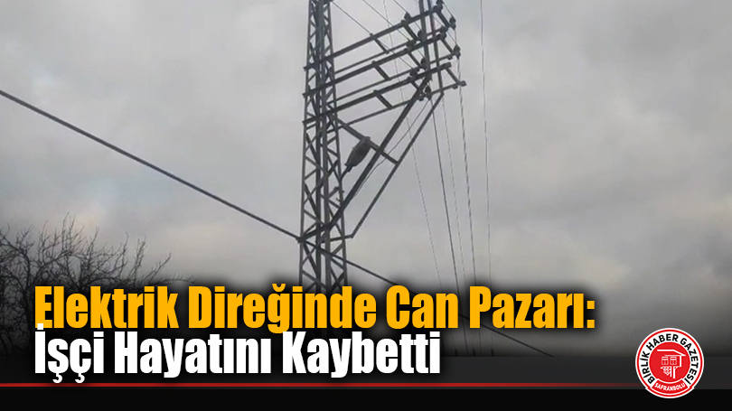 Elektrik Direğinde Can Pazarı: İşçi Hayatını Kaybetti