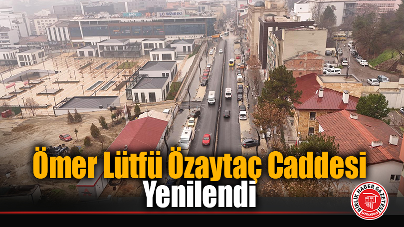 Ömer Lütfü Özaytaç Caddesi Yenilendi