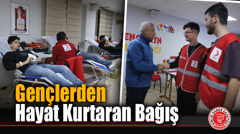 Gençlerden Örnek Dayanışma: GSB Öğrencilerinden Kan Bağışı