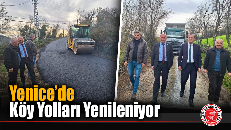 Yenice’de Köy Yolları Yenileniyor
