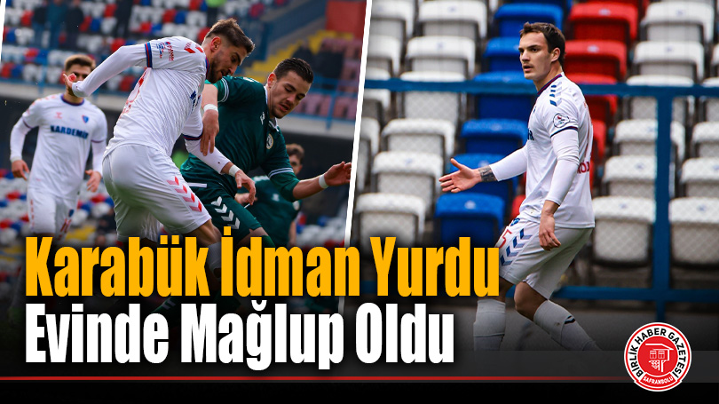 Karabük İdman Yurdu Evinde Mağlup Oldu