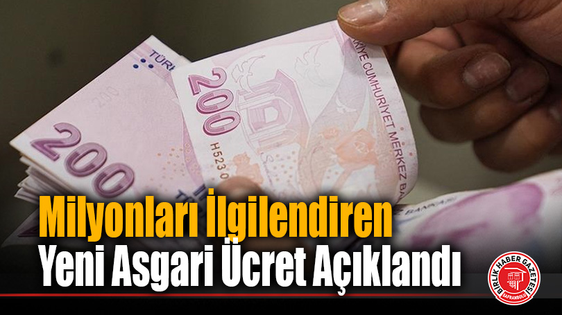Asgari Ücret 2026’da 28 Bin 75 Lira Oldu