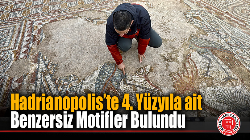Eskipazar Hadrianopolis’te 4. Yüzyıl Mozaikleri ve Saray Kompleksi Ortaya Çıkarıldı