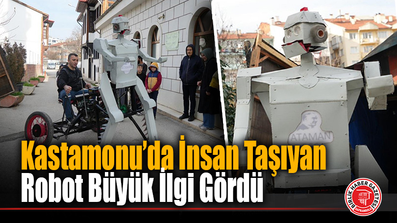 Hurda Malzemelerden Hayale: Kastamonu’da İnsan Taşıyan Robot