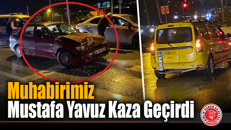 Karabük Yeşil Mahalle Sanayi Kavşağında Hafif Trafik Kazası