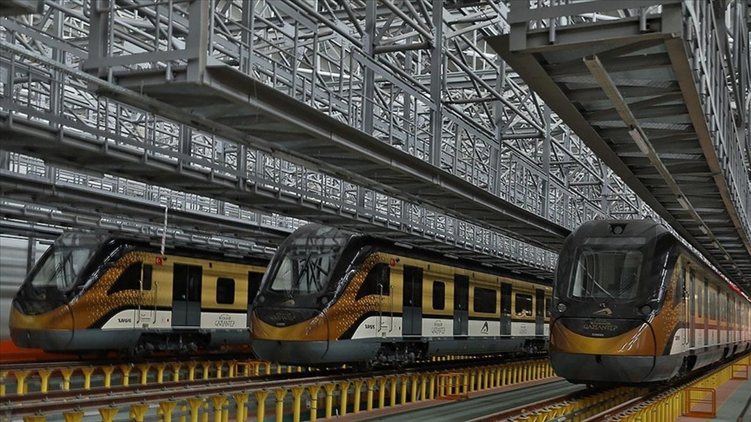 Yerli ve milli tren setinin 6’ncısı Gaziantep’e geldi