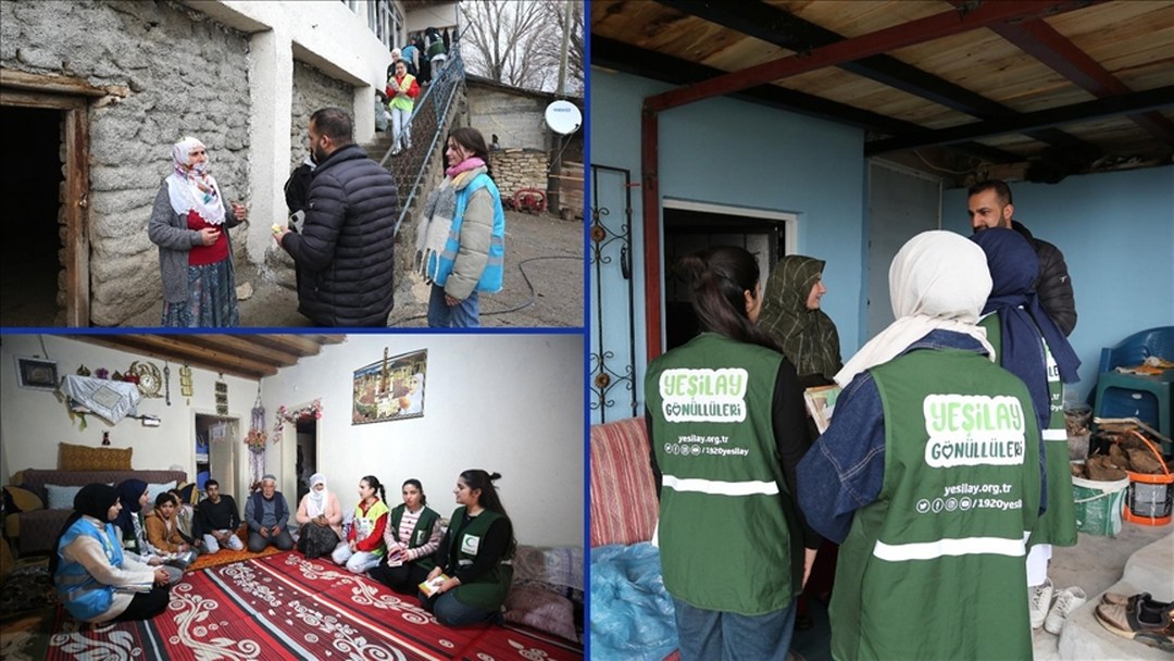 Muş’ta Yeşilay ekipleri köylere giderek ailelere bağımlılığın zararlarını anlatıyor