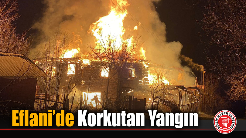 Eflani’de Korkutan Yangın