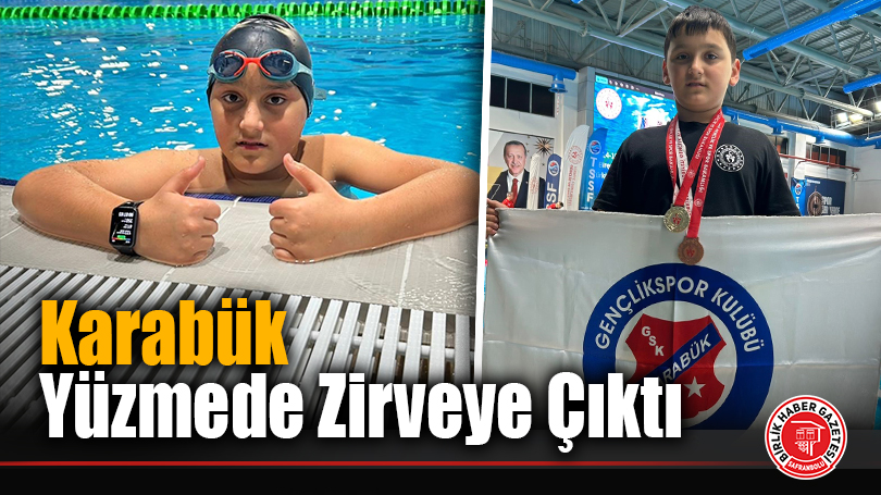 Karabük Yüzmede Zirveye Çıktı