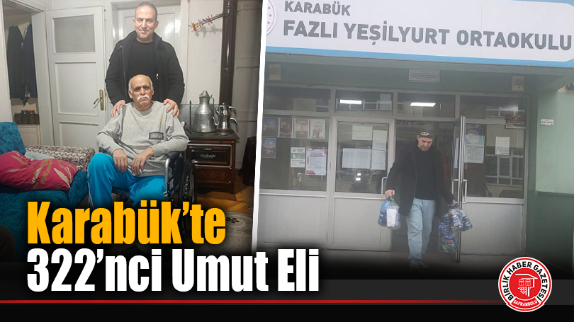 Karabük’te 322’nci Umut Eli