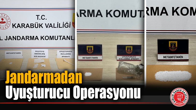 Jandarmadan Uyuşturucu Operasyonu