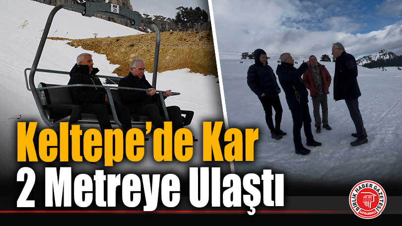 Keltepe’de Kar 2 Metreye Ulaştı