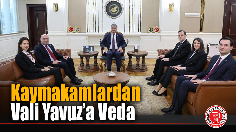 Kaymakamlardan Vali Yavuz’a Veda