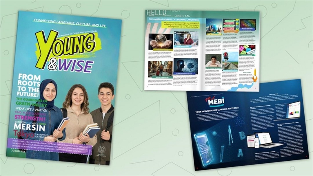 MEB’in lise öğrencilerine yönelik “Young and Wise” dergisinin ilk sayısı yayımlandı