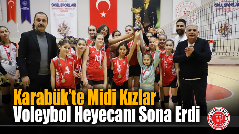 Voleybol Midi Kızlar İl Birinciliği Tamamlandı