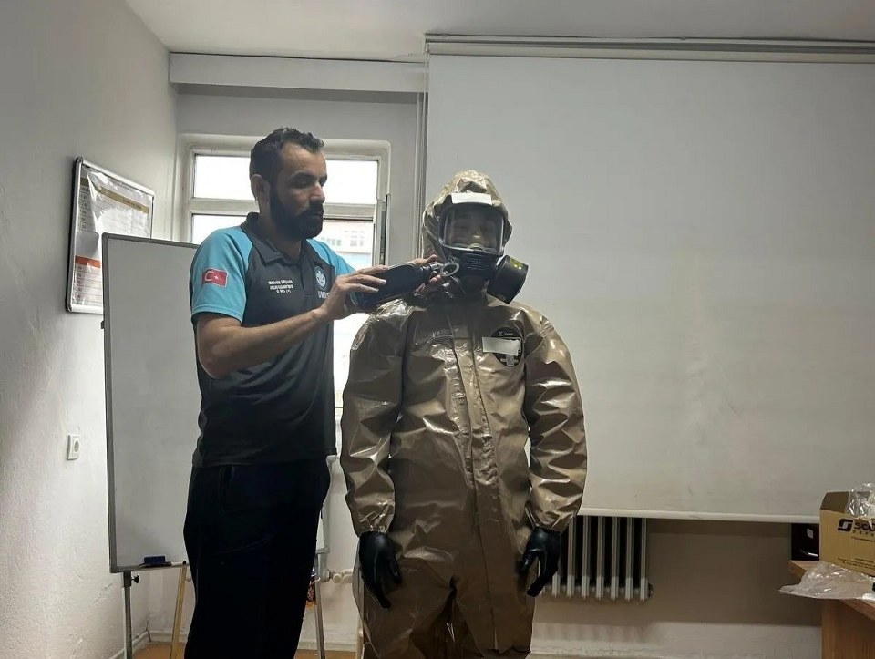 Sinop’ta sağlıkçılara KBRN farkındalık eğitimi