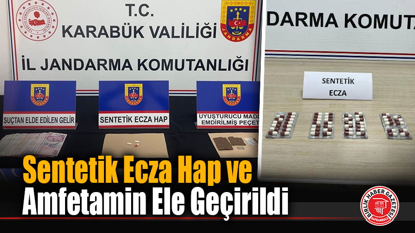 Sentetik Ecza Hap ve Amfetamin Ele Geçirildi