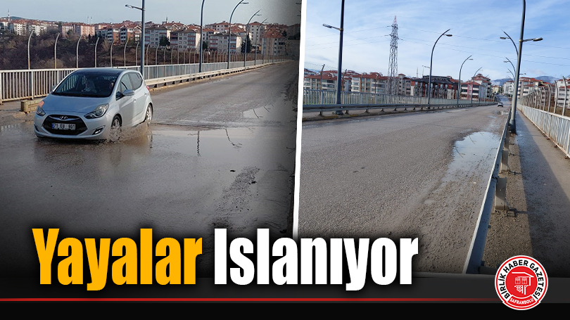 Kanyon Köprüsü’nde Su Birikintilerine Karşı Önlem Çağrısı