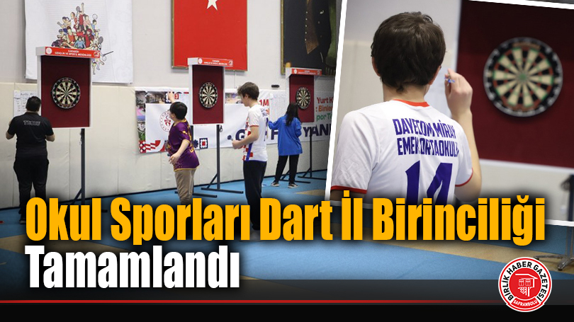 Yıldız Erkekler Dart İl Birinciliği Şampiyonları Belli Oldu
