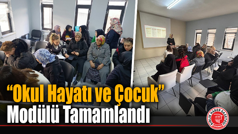 Karabük Aile Destek Merkezi’nde Okul ve Aile İş Birliği Eğitimi