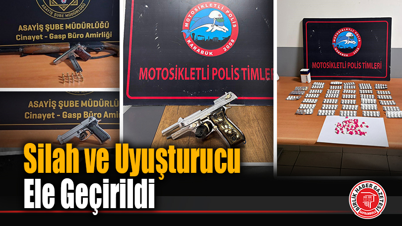 Silah ve Uyuşturucu Ele Geçirildi